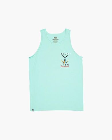 Salty Crew Tailed Tank Seafoam XXXL - تي شيرت كاجوال بدون أكمام للرجال من القطن - مقاس عادي - ملابس شاطئ لايف ستايل in Saudi Arabia