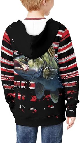 Coloranimal Kids Clothes Full Zip Up Hoody Sweatshirts for Girls and Boys Active Hoodies Ages 6-16year in Kuwait