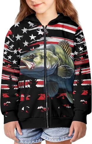 Coloranimal Kids Clothes Full Zip Up Hoody Sweatshirts for Girls and Boys Active Hoodies Ages 6-16year in Kuwait