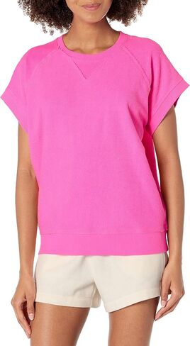 PJ Salvage Women's Loungewear Loop Terry Lounge Short Sleeve T-Shirt in Kuwait