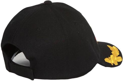 Military - Korea Veteran Adjustable Hat with Wing Embroidery - Black in Saudi Arabia