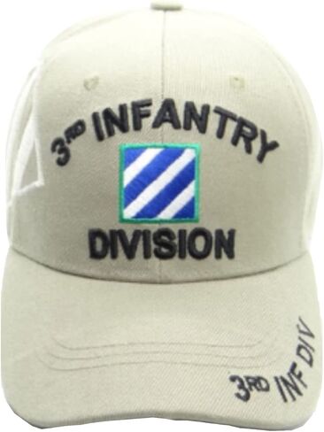 3rd Infantry Division Emblem Baseball Cap Beige in Saudi Arabia