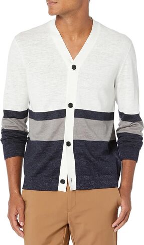 Theory mens Laurus Linen Cardigan Cardigan Sweater in Saudi Arabia