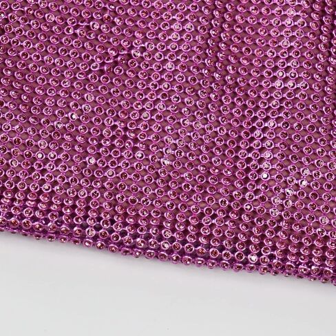 حقيبة هوبو من حجر الراين للنساء من باونمي، محفظة فضية من حجر الراين وحقيبة يد مسائية ومحفظة كلوث لامعة لحفلات الزفاف والنوادي in Kuwait