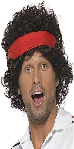Smiffys Eighties Tennis Player Wig in Saudi Arabia