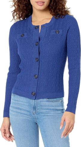 NIC+ZOE Women's Textured Snap Cardigan in Saudi Arabia