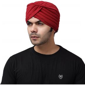 BISMAADH Sikh Tradition Readymade Turban, Dastar, Pagri, Beanie Head Cover for Men in Kuwait