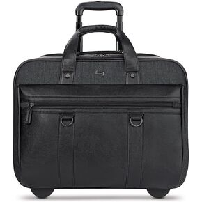Solo MacDougal Rolling Laptop Bag, Espresso