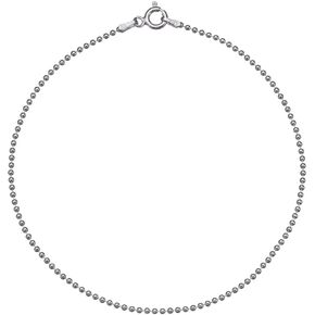925 Sterling Silver Anklets For Women, Ankle Bracelets for Women, Basic Chain Link Anklets For Women, Rope Chain, Curb Chain Anklet, Figaro Chain