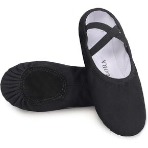 أحذية الباليه النسائية من OLORA شباشب الرقص القماشية وأحذية ممارسة اليوجا للأطفال/الفتيات/البالغين in Kuwait