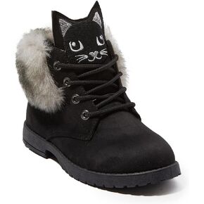 FabKids Fashion Non Slip Ankle Boots with Easy On Off Side Zipper (Toddler Little Kid Big Kid) in Kuwait