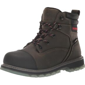 Wolverine Men's Floorhand LX Cap Waterproof Steel Toe 6" Construction Boot, Bungee, 11.5