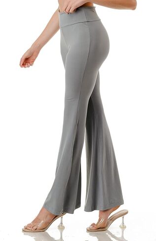 Jvini Flare Leggings for Women- High Waisted Buttery Soft Flared Bootcut Wide Leg Yoga Pants in Kuwait