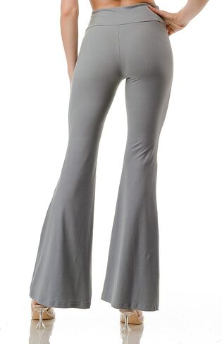 Jvini Flare Leggings for Women- High Waisted Buttery Soft Flared Bootcut Wide Leg Yoga Pants in Kuwait
