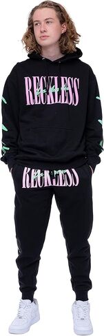 Young & Reckless Young and Reckless - LA Vintage Hoodie - أصلي، ملابس الشارع، هوديي، ملابس جمالية، طباعة جرافيك in Kuwait