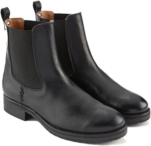 Frye Melissa Chelsea Boots for Women - Rugged and Comfortable Leather Lined Slip On Classics with Leather Outsole and Antique Metal Hardware in Kuwait