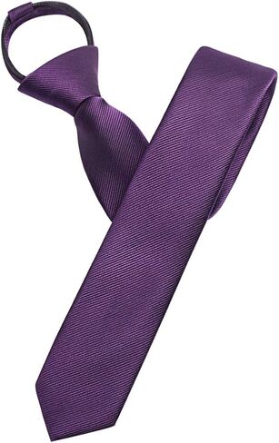 ربطة عنق نحيفة للرجال من Mumusung بلون سادة مقاس 2 بوصة in Kuwait