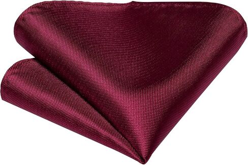 DiBanGu Mens Silk Solid Necktie, Gold Tie Tack with Chain, Gold Tie Ring, Pocket Square, Cuff Links Gift Box Set Formal in Saudi Arabia