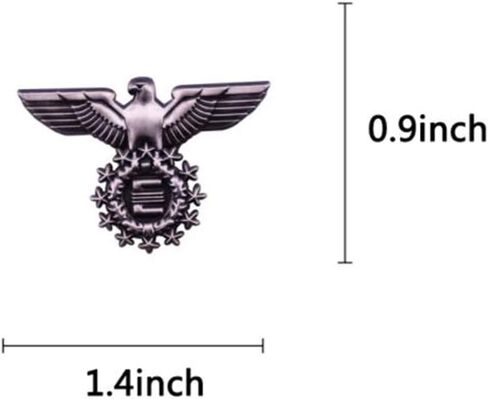 الحرب العالمية الثانية الألمانية الجيش النسر ميدالية المينا بروش دبوس شارات WW2 ألمانيا التلبيب دبوس دبابيس جاكيتات الجينز مجوهرات الأزياء والاكسسوارات in Kuwait