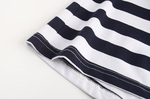 Girls Maxi Dress with Pocket Long Sleeve Striped Black Floral Casual for Holiday School Size 5-13 Years in Kuwait