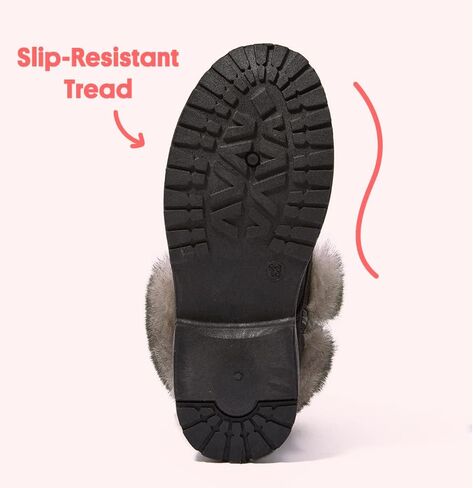 FabKids Fashion Non Slip Ankle Boots with Easy On Off Side Zipper (Toddler Little Kid Big Kid) in Kuwait