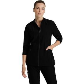 BARCO One Venture Scrub Jacket for Women - Zip Front Closure, 4 Pockets, 4-Way Stretch Women's Medical Warm-Up Jacket