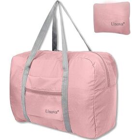 Unova Travel Duffel Bag Light Foldable Nylon Water Resistant Gym Bag Tote Hook onto Luggage in Saudi Arabia