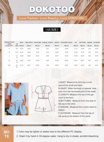 Dokotoo Women's Two Piece Outfits V Neck Short Sleeve Shirts and High Waist Shorts Lounge Sets in Saudi Arabia