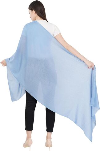 للجنسين خفيف الوزن كشمير ناعم وشاح ملفوف دافئ بلون سرق 100% الكشمير وشاح من الصوف الخالص ، سرق الصوف المنسوج in Kuwait