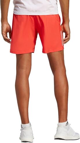 adidas Men's Own The Run Shorts, Bright Red/Reflective Silver, Large in Saudi Arabia