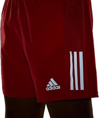 adidas Men's Own The Run Shorts, Bright Red/Reflective Silver, Large in Saudi Arabia