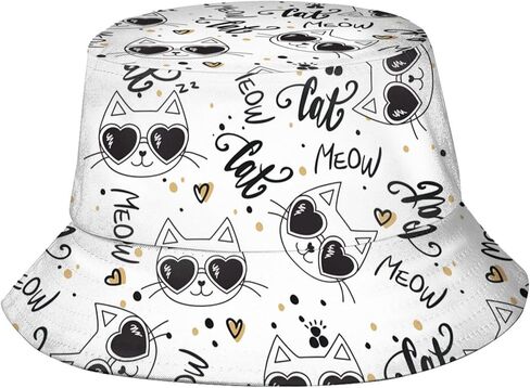 Funny Bucket Hat for Women Men Unisex Beach Travel Sun Cap Packable Outdoor Cap Hip Hop Duck Fisherman Hat in Kuwait