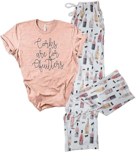 مجموعة بيجامة النبيذ بيزلي بوكس ​​/ بيجامة النبيذ للنساء in Kuwait