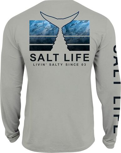 Salt Life Boys' Tuna Storm Performance Long Sleeve Tee in Saudi Arabia