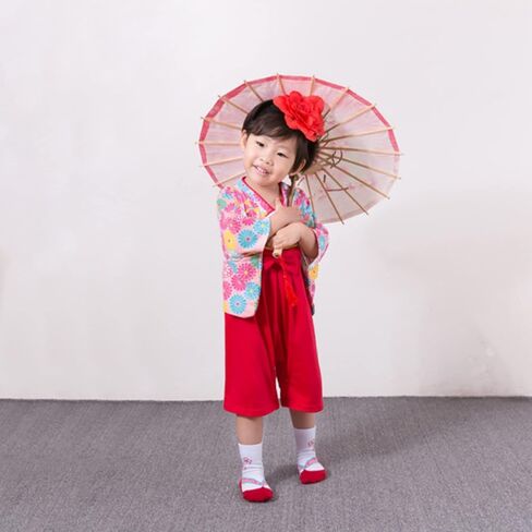 CRFASIBE Infant Jumpsuit Japanese Kimono Outfit Cotton Girls Romper Boys Japanese Style Costume,with 2 Pairs of Socks in Kuwait