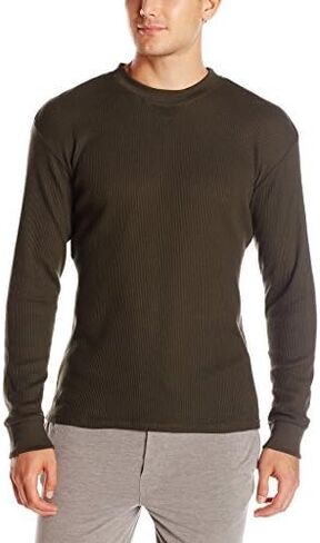 Essentials by Seven Apparel Men's Thermal Crew Neck Shirt in Saudi Arabia