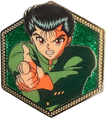 Golden Yusuke Urameshi - Yu Yu Hakusho Collectible Enamel Pin in Saudi Arabia