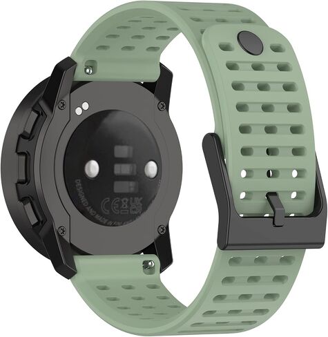 تناسب Suunto 9 Peak Pro Bands النساء والرجال، 2 قطعة من أحزمة الساعات البديلة المصنوعة من السيليكون القابلة للتعديل وأساور المعصم تناسب Suunto Vertical/Suunto 9 Peak/Suunto 5 Peak Smartwatch in Kuwait