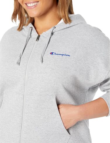 Champion Women's Full-zip Hoodie, Powerblend, Fleece Sweatshirt, Hoodie Sweatshirt for Women (Plus Size Available) in Saudi Arabia