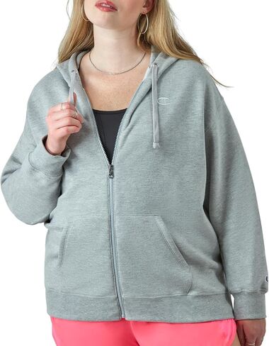 Champion Women's Full-zip Hoodie, Powerblend, Fleece Sweatshirt, Hoodie Sweatshirt for Women (Plus Size Available) in Saudi Arabia