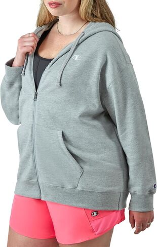 Champion Women's Full-zip Hoodie, Powerblend, Fleece Sweatshirt, Hoodie Sweatshirt for Women (Plus Size Available) in Saudi Arabia