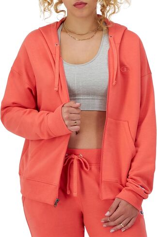 Champion Women's Full-zip Hoodie, Powerblend, Fleece Sweatshirt, Hoodie Sweatshirt for Women (Plus Size Available) in Saudi Arabia