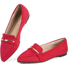 أحذية MUSSHOE المسطحة للنساء بمقدمة مدببة وأحذية مسطحة بدون كعب