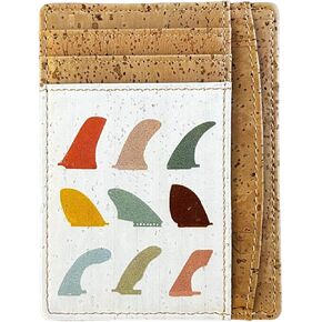 محفظة Lodgment Till Cork - حامل بطاقة الفلين - طباعة فنية - صديقة للبيئة - نباتية غير جلدية - مستدامة - الحد الأدنى (رجفة) in Kuwait