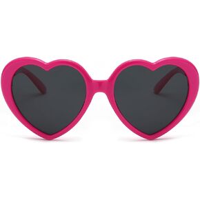 نظارات شمسية مستقطبة للأطفال من EYLRIM على شكل قلب للفتيات من سن 3 إلى 10 سنوات، نظارات شمسية جميلة ولطيفة للحفلات in Kuwait