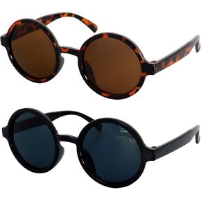 Style Vault Kd3008 Baby Infant Toddlers Age 0~24 Months Round Retro Sunglasses in Kuwait