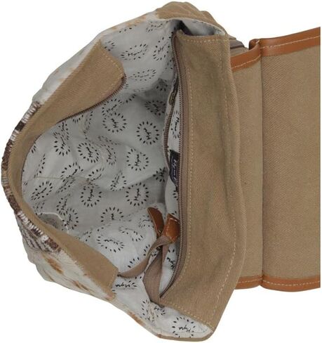 Myra Bag Western Leather Backpack Bag for Women - Flapover Upcycled Cowhide Bag Elisa in Saudi Arabia