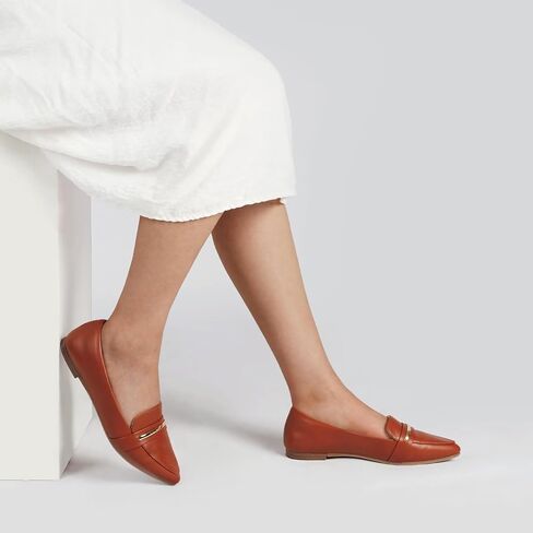 أحذية MUSSHOE المسطحة للنساء بمقدمة مدببة وأحذية مسطحة بدون كعب in Kuwait