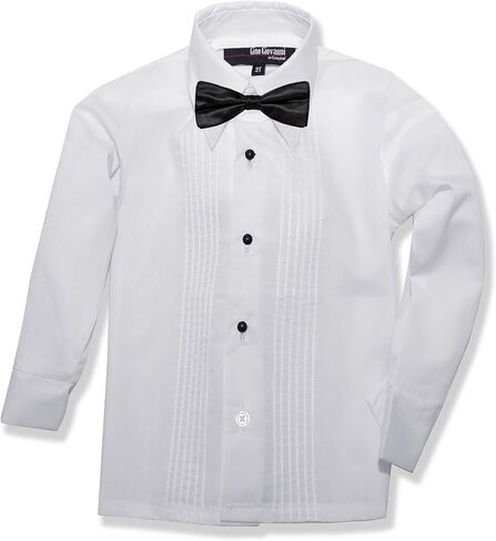 Gino Giovanni Boys Formal Tuxedo Shirt with Bow Tie in Saudi Arabia