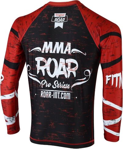 Roar BJJ Rash Guards MMA Grappling Jiu Jitsu Training No Gi Fight Wear Shirt UFC in Saudi Arabia